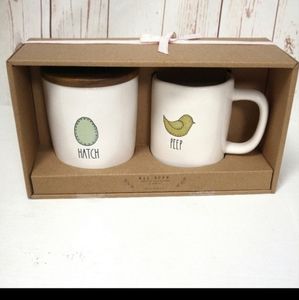 Rae Dunn Peep & Hatch Easter Kitchen Cup Cannister Set